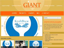 Tablet Screenshot of giantcreative.com